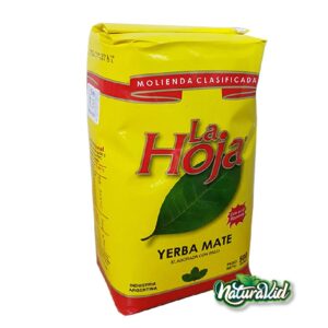 Yerba Mate La Hoja con palos x 500 grs.