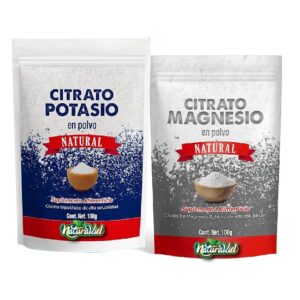 Citrato de Potasio y Magnesio en diferentes presentaciones