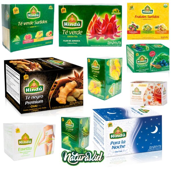 Hindú Té Frutales Sabores Surtidos en General